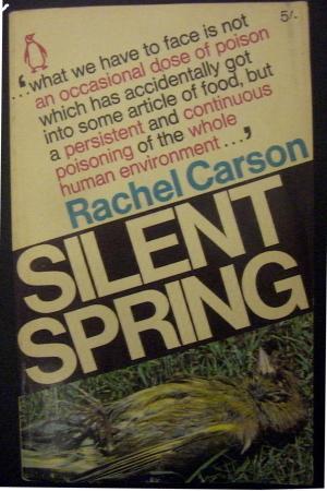 Photo of book cover of “Silent Spring”